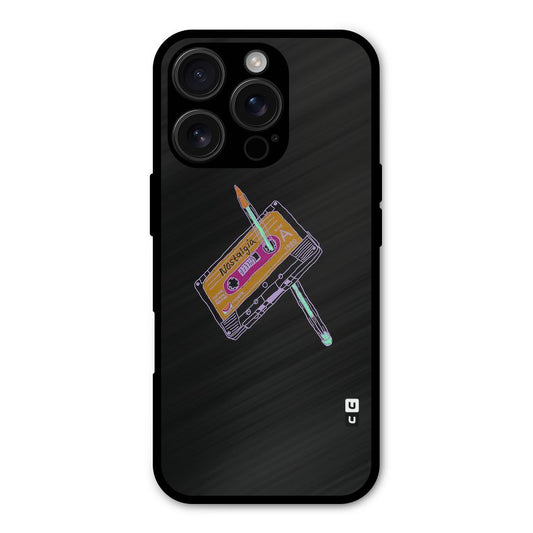 Casette Nostalgia Shockproof Hybrid Protection (Metal + TPU) Back Case Cover