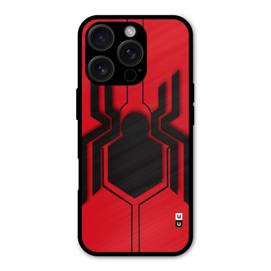 Center Spider Shockproof Hybrid Protection (Metal + TPU) Back Case Cover