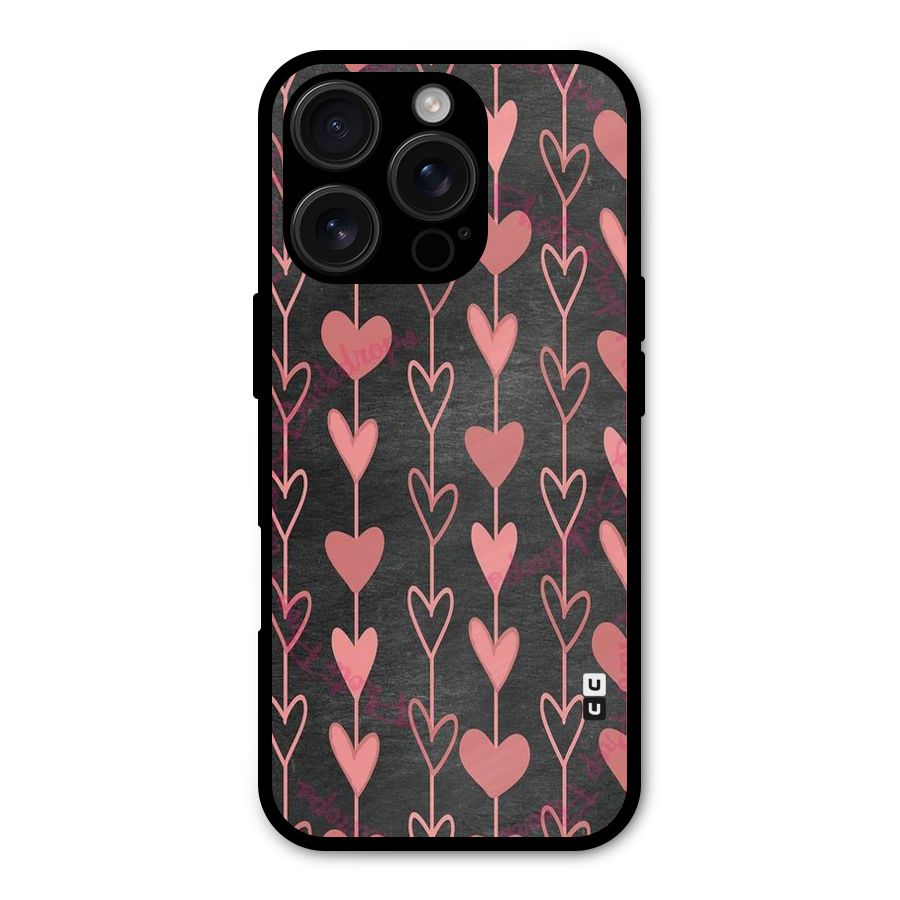 Chain Of Hearts Shockproof Hybrid Protection (Metal + TPU) Back Case Cover