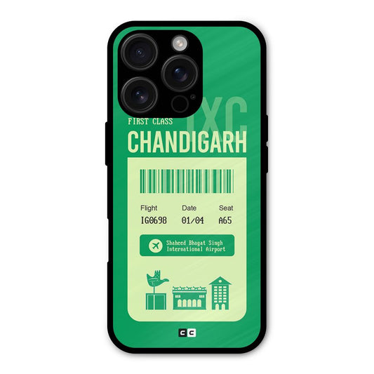 Chandigarh Boarding Pass Shockproof Hybrid Protection (Metal + TPU) Back Case Cover