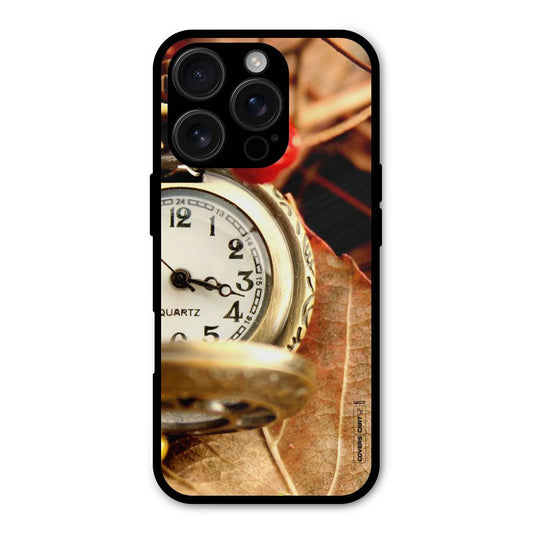 Cherry And Clock Shockproof Hybrid Protection (Metal + TPU) Back Case Cover