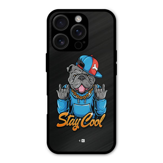 Chill Calm Cool Shockproof Hybrid Protection (Metal + TPU) Back Case Cover