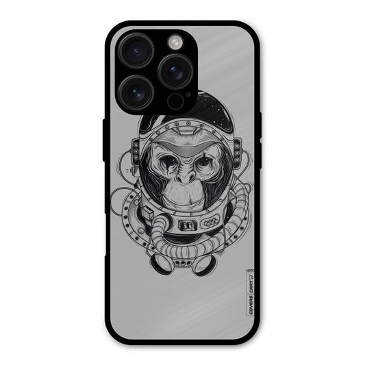 Chimpanzee Astronaut Shockproof Hybrid Protection (Metal + TPU) Back Case Cover