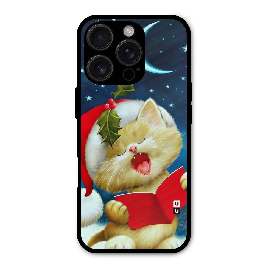 Christmas Cat Shockproof Hybrid Protection (Metal + TPU) Back Case Cover