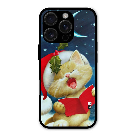 Christmas Cat Shockproof Hybrid Protection (Metal + TPU) Back Case Cover