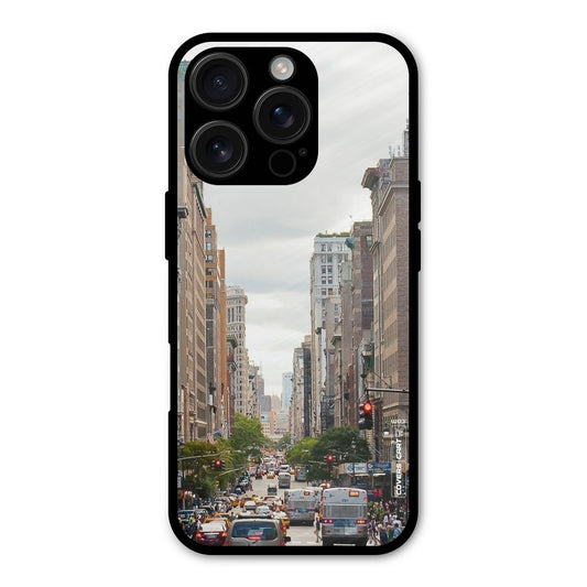 City Street View Shockproof Hybrid Protection (Metal + TPU) Back Case Cover