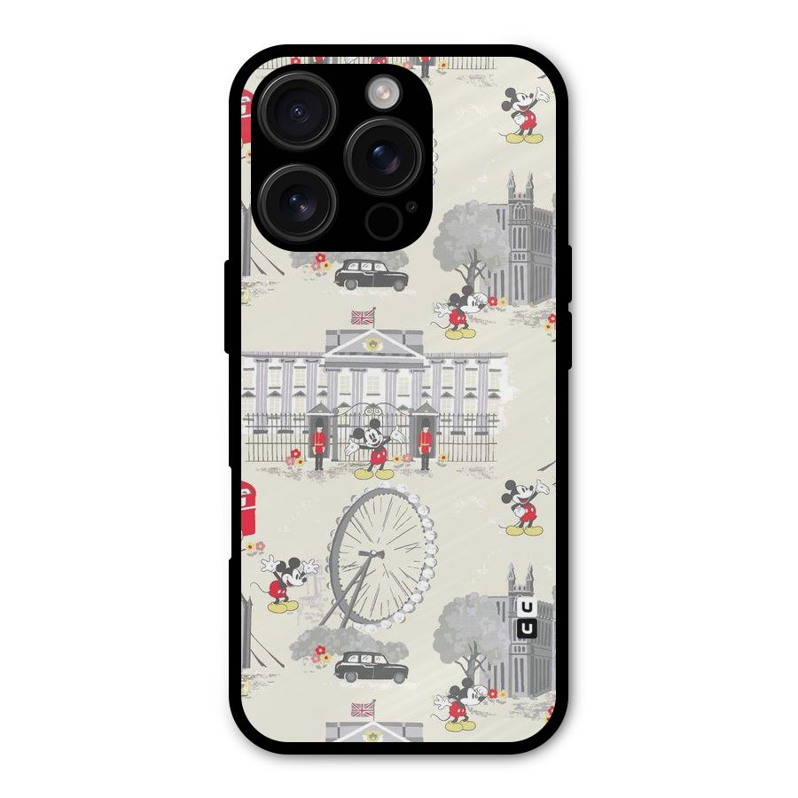 City Tour Pattern Shockproof Hybrid Protection (Metal + TPU) Back Case Cover