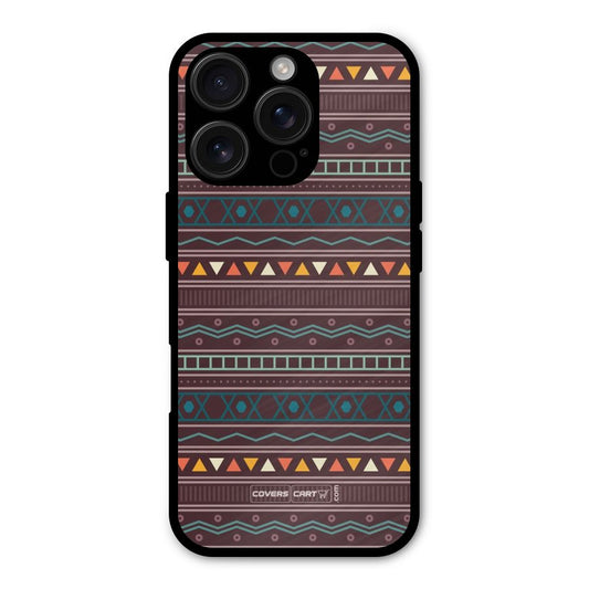 Classic Aztec Pattern Shockproof Hybrid Protection (Metal + TPU) Back Case Cover
