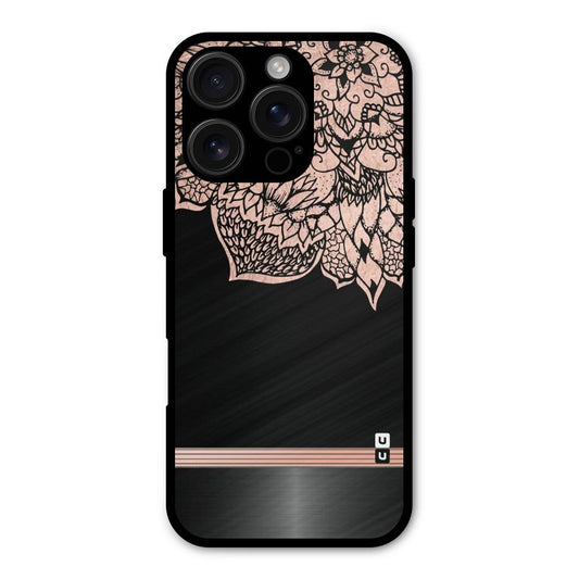 Classic Black Sleak Design Shockproof Hybrid Protection (Metal + TPU) Back Case Cover