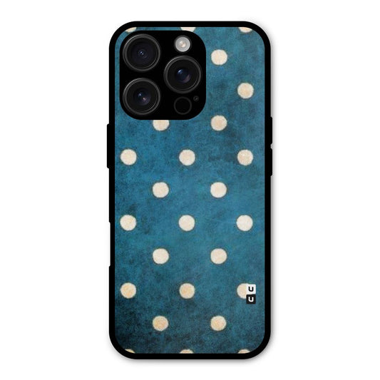 Classic Blue Polka Shockproof Hybrid Protection (Metal + TPU) Back Case Cover