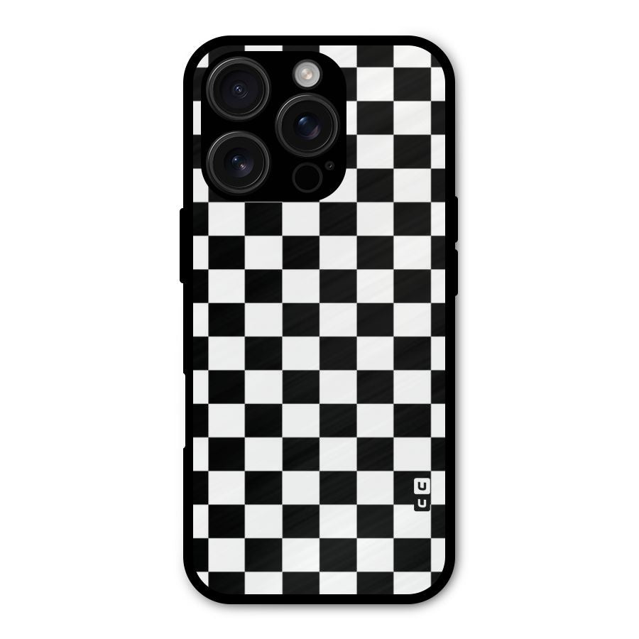 Classic Check Shockproof Hybrid Protection (Metal + TPU) Back Case Cover