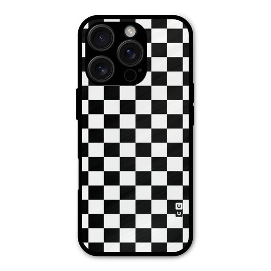 Classic Check Shockproof Hybrid Protection (Metal + TPU) Back Case Cover