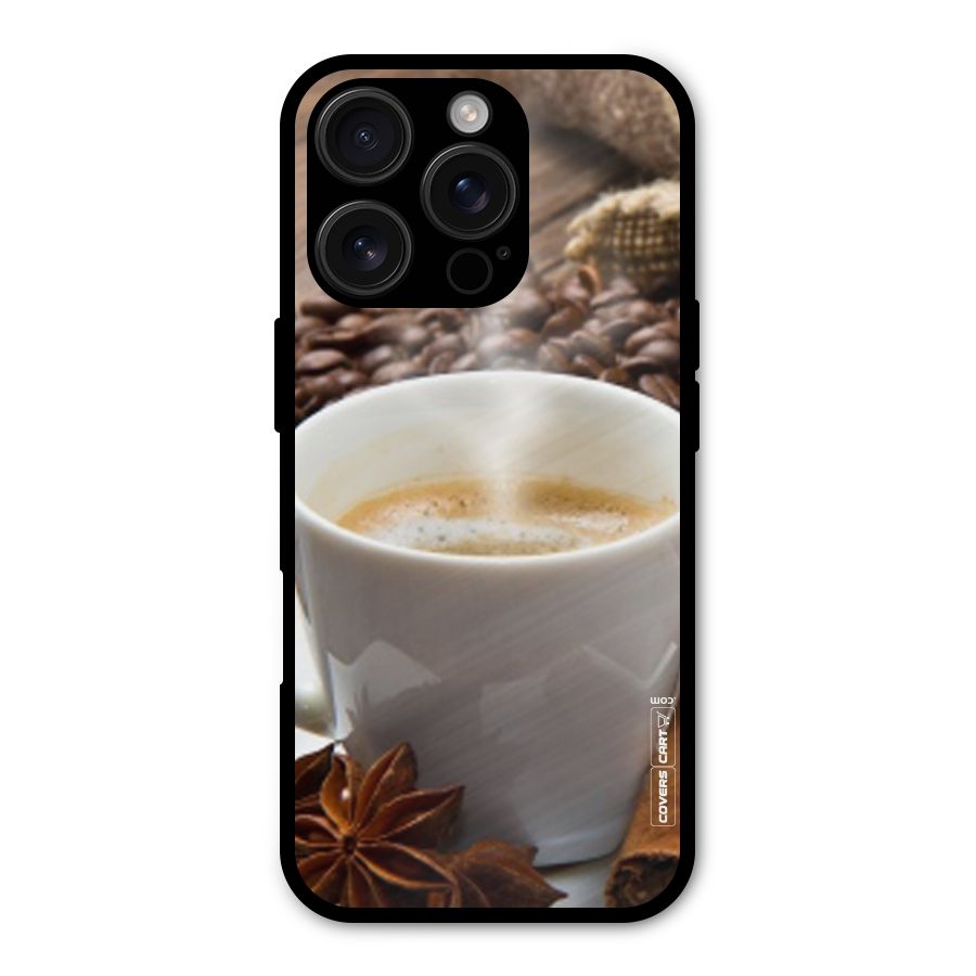 Classic Coffee Beans Shockproof Hybrid Protection (Metal + TPU) Back Case Cover