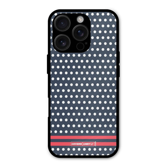 Classic Polka Dots Shockproof Hybrid Protection (Metal + TPU) Back Case Cover
