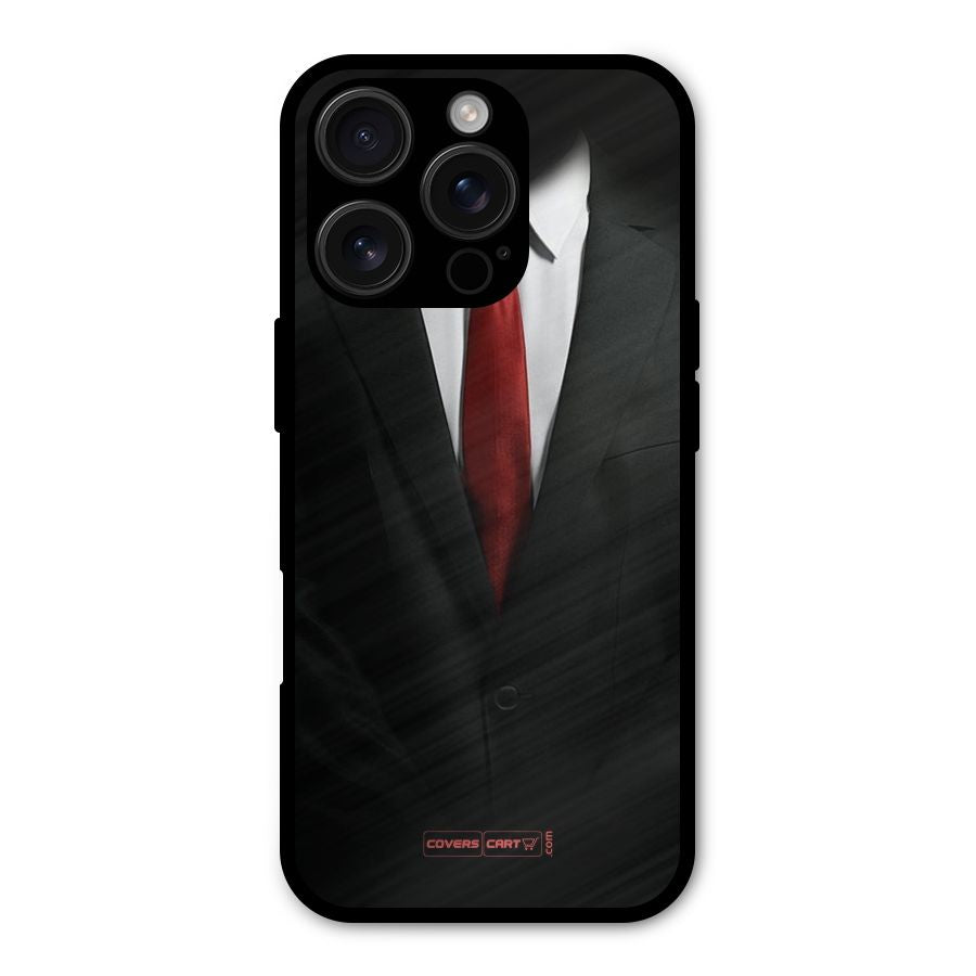 Classic Suit Shockproof Hybrid Protection (Metal + TPU) Back Case Cover