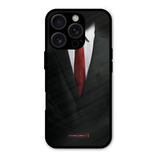 Classic Suit Shockproof Hybrid Protection (Metal + TPU) Back Case Cover