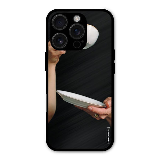 Classic Tea Cup Shockproof Hybrid Protection (Metal + TPU) Back Case Cover