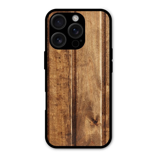 Classic Wood Print Shockproof Hybrid Protection (Metal + TPU) Back Case Cover
