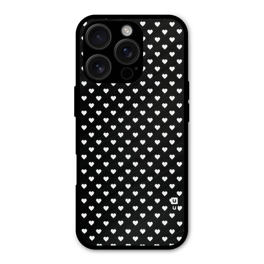 Classy Hearty Polka Shockproof Hybrid Protection (Metal + TPU) Back Case Cover