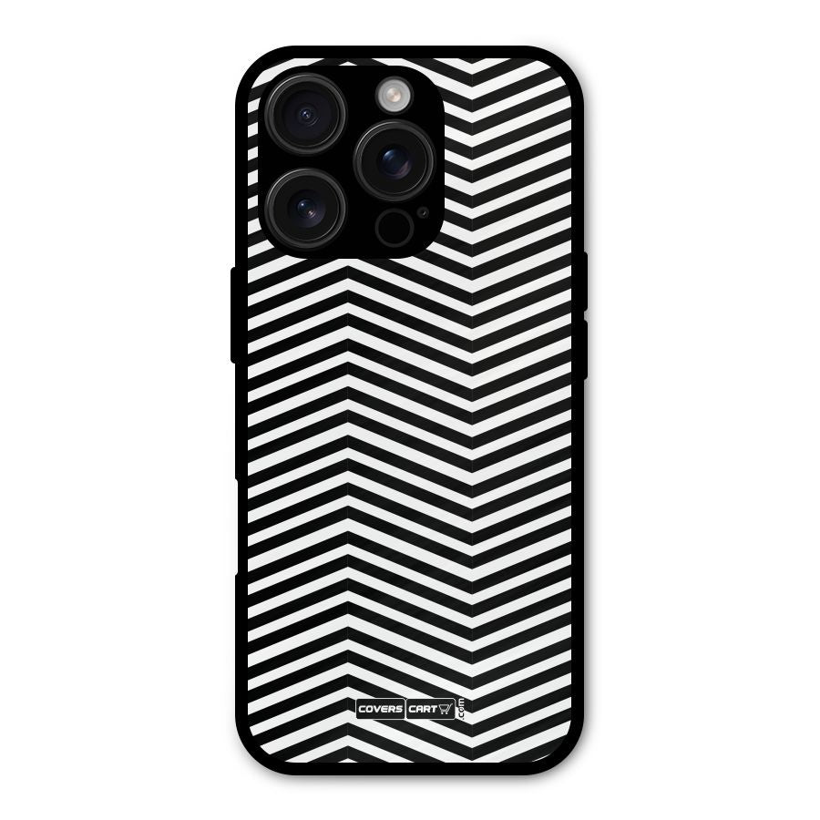 Classy Zig Zag Shockproof Hybrid Protection (Metal + TPU) Back Case Cover