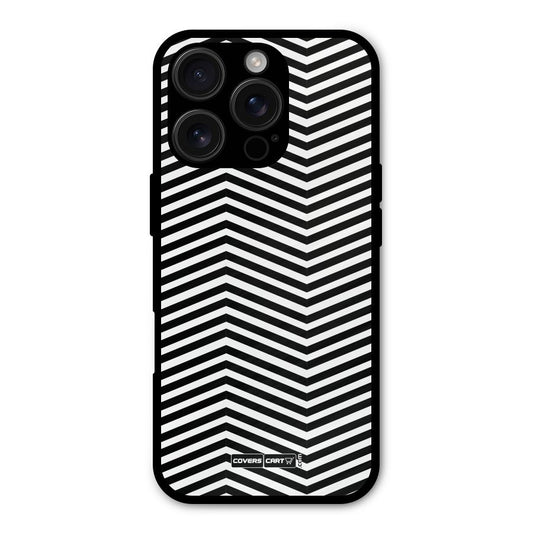 Classy Zig Zag Shockproof Hybrid Protection (Metal + TPU) Back Case Cover