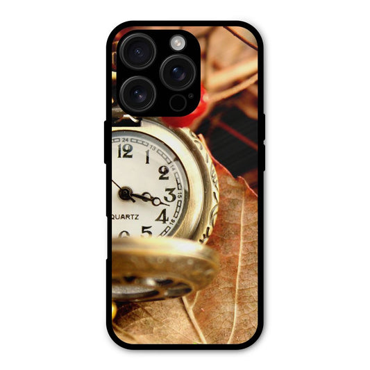 Clock And Cherry Shockproof Hybrid Protection (Metal + TPU) Back Case Cover