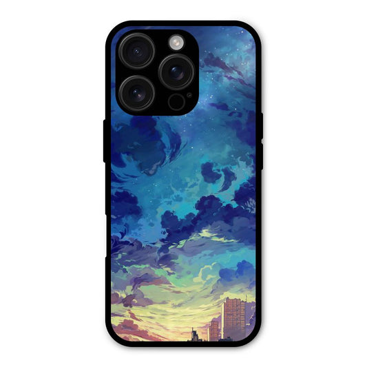 Cloud Art Shockproof Hybrid Protection (Metal + TPU) Back Case Cover