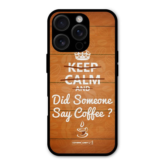 Coffee Ardour Shockproof Hybrid Protection (Metal + TPU) Back Case Cover