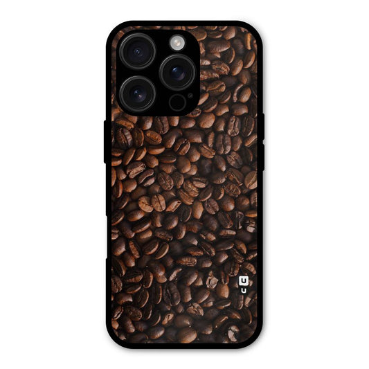 Coffee Beans Scattered Shockproof Hybrid Protection (Metal + TPU) Back Case Cover