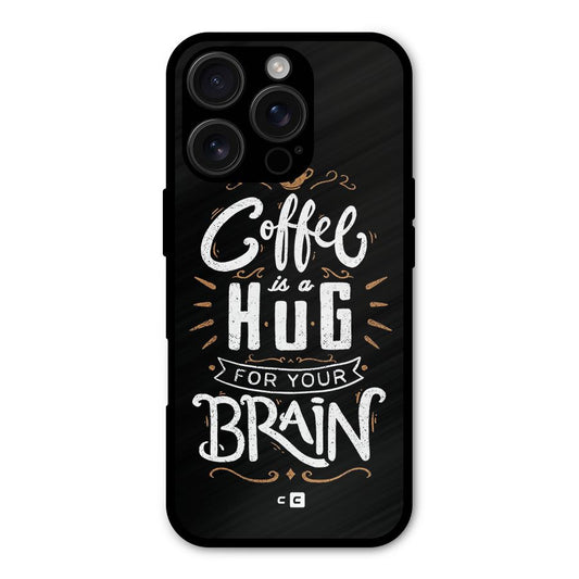Coffee Brain Shockproof Hybrid Protection (Metal + TPU) Back Case Cover
