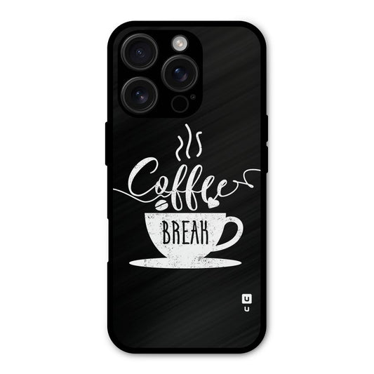 Coffee Break Shockproof Hybrid Protection (Metal + TPU) Back Case Cover