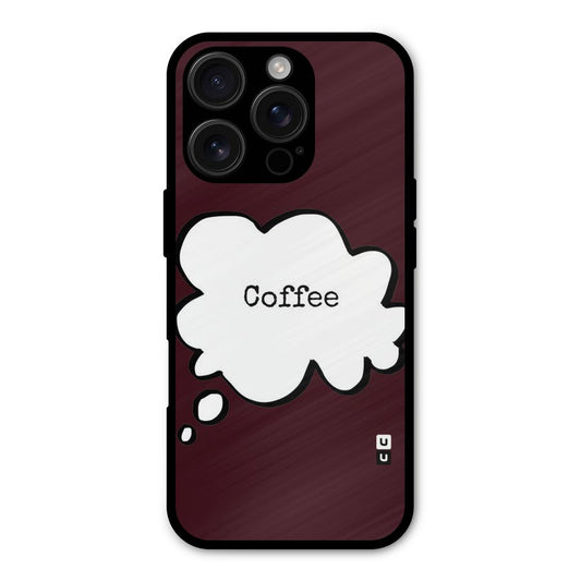 Coffee Bubble Shockproof Hybrid Protection (Metal + TPU) Back Case Cover