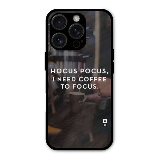 Coffee Focus Shockproof Hybrid Protection (Metal + TPU) Back Case Cover