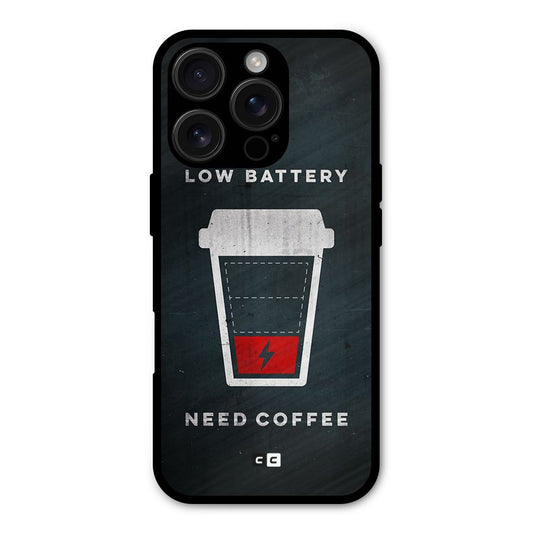 Coffee Need Shockproof Hybrid Protection (Metal + TPU) Back Case Cover