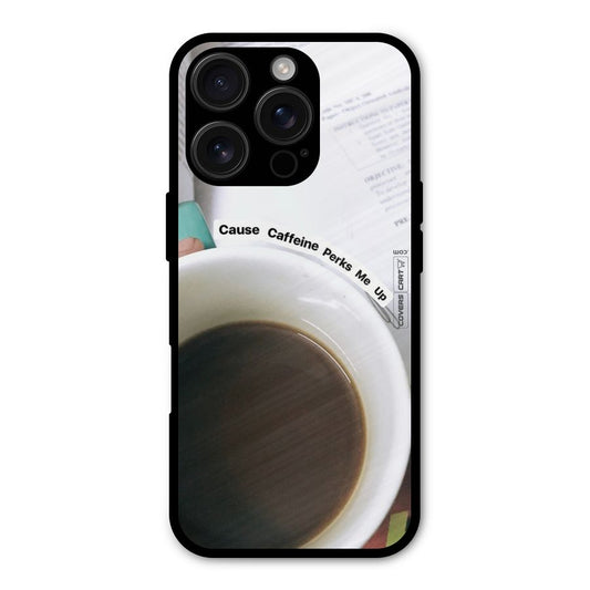 Coffee Perks Shockproof Hybrid Protection (Metal + TPU) Back Case Cover
