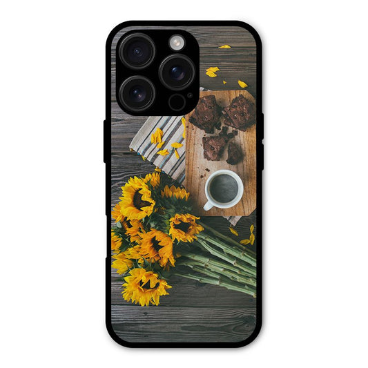 Coffee and Flowers Shockproof Hybrid Protection (Metal + TPU) Back Case Cover