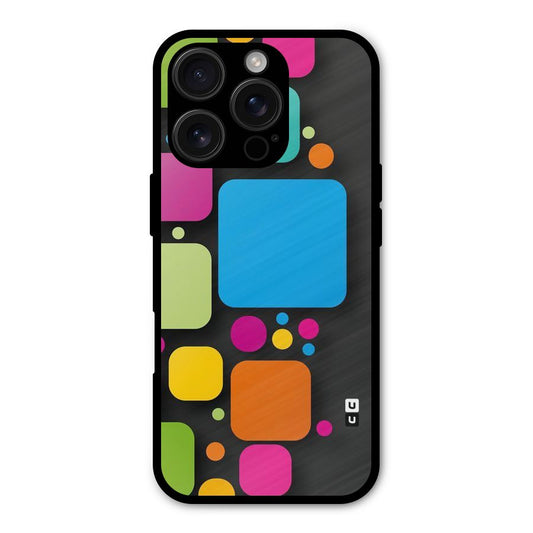 Color Boxes Abstract Shockproof Hybrid Protection (Metal + TPU) Back Case Cover