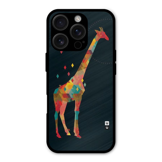 Colored Giraffe Shockproof Hybrid Protection (Metal + TPU) Back Case Cover