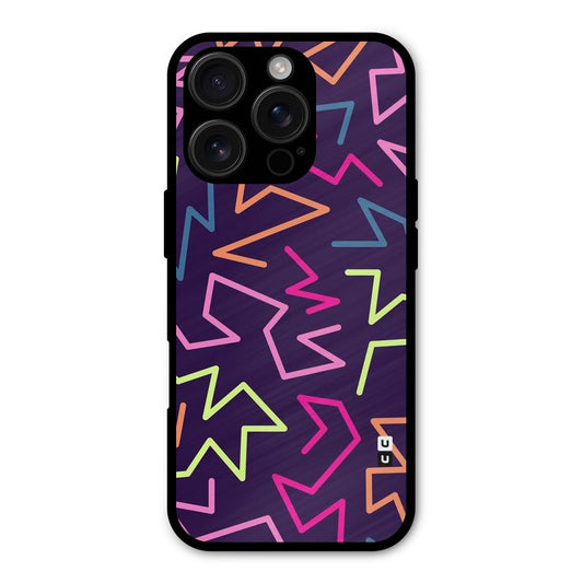Colored Lines Shockproof Hybrid Protection (Metal + TPU) Back Case Cover