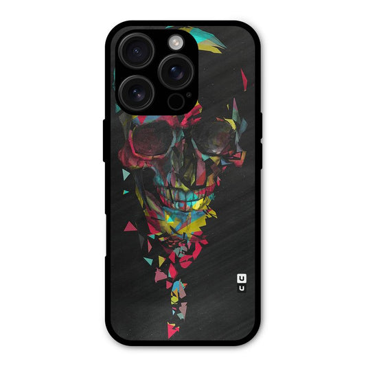 Colored Skull Shred Shockproof Hybrid Protection (Metal + TPU) Back Case Cover