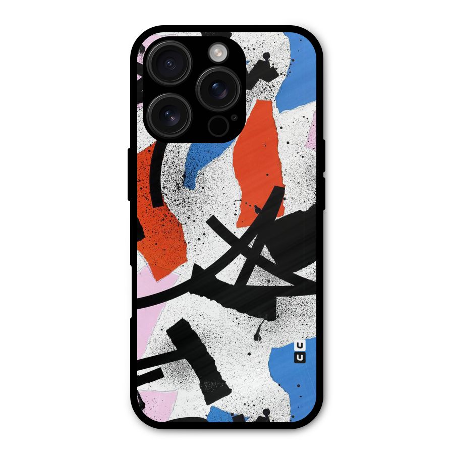 Coloured Abstract Art Shockproof Hybrid Protection (Metal + TPU) Back Case Cover
