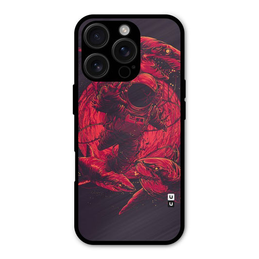 Coloured Spaceman Shockproof Hybrid Protection (Metal + TPU) Back Case Cover