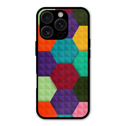 Colourful Abstract Shockproof Hybrid Protection (Metal + TPU) Back Case Cover