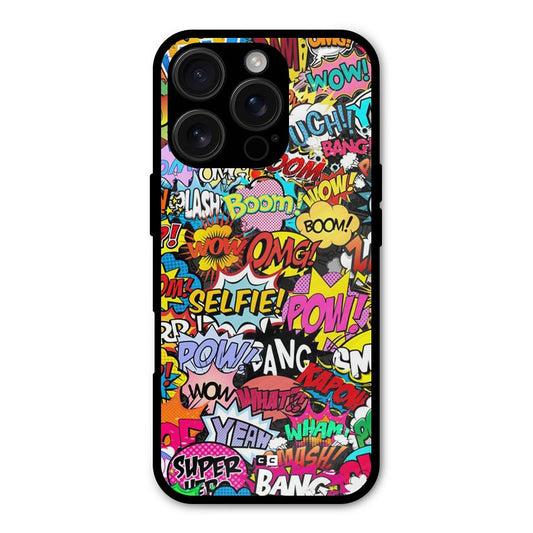 Comic Ringtone Shockproof Hybrid Protection (Metal + TPU) Back Case Cover