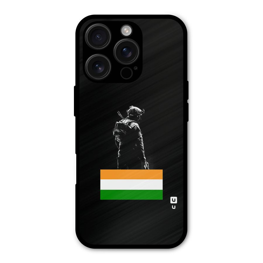 Commando Respect Shockproof Hybrid Protection (Metal + TPU) Back Case Cover