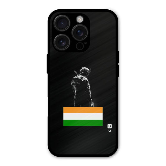 Commando Respect Shockproof Hybrid Protection (Metal + TPU) Back Case Cover