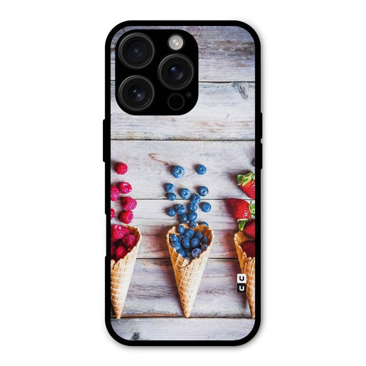 Cone Fruits Design Shockproof Hybrid Protection (Metal + TPU) Back Case Cover