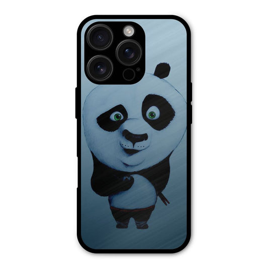 Confused Cute Panda Shockproof Hybrid Protection (Metal + TPU) Back Case Cover