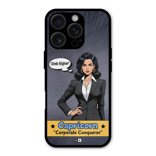 Conqueror Capricorn Shockproof Hybrid Protection (Metal + TPU) Back Case Cover