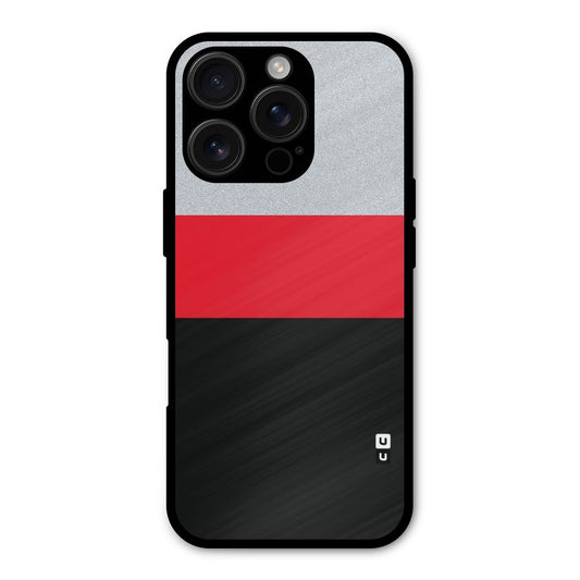 Cool Melange Stripe Shockproof Hybrid Protection (Metal + TPU) Back Case Cover